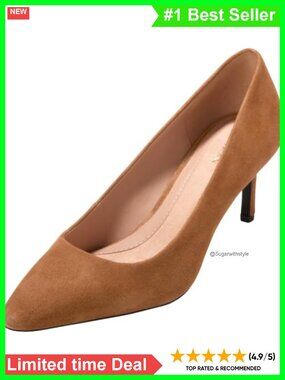 Women's Leather Pumps High Heel Go-To Comfort Dress Shoes